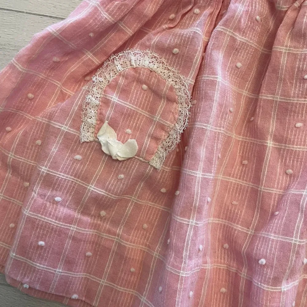 Vintage coombs creation‎ baby girls pink dresss